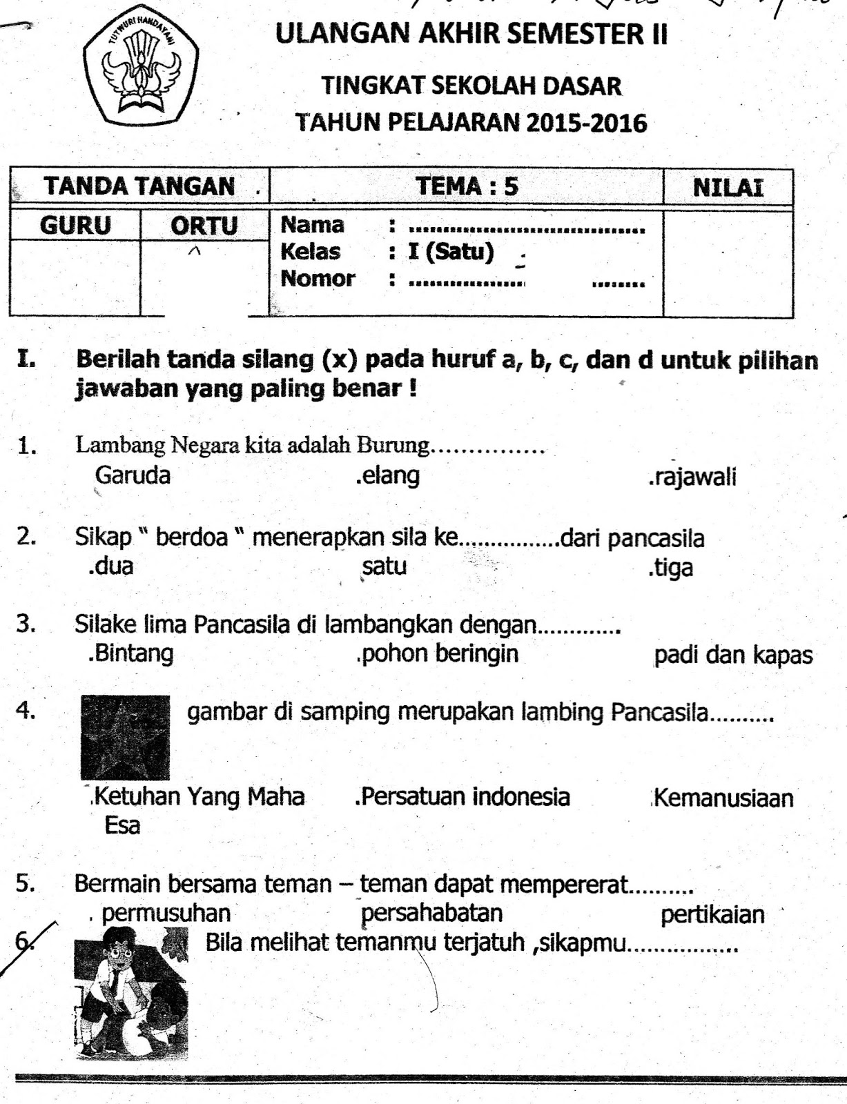 Soal Uas Tema 5 Kelas 6 Semester 1 Kurikulum 2013 Dalchaebi Soal Uas Tema 5 Kelas 6 Semester 1 Kurikulum 2013 Dalchaebi