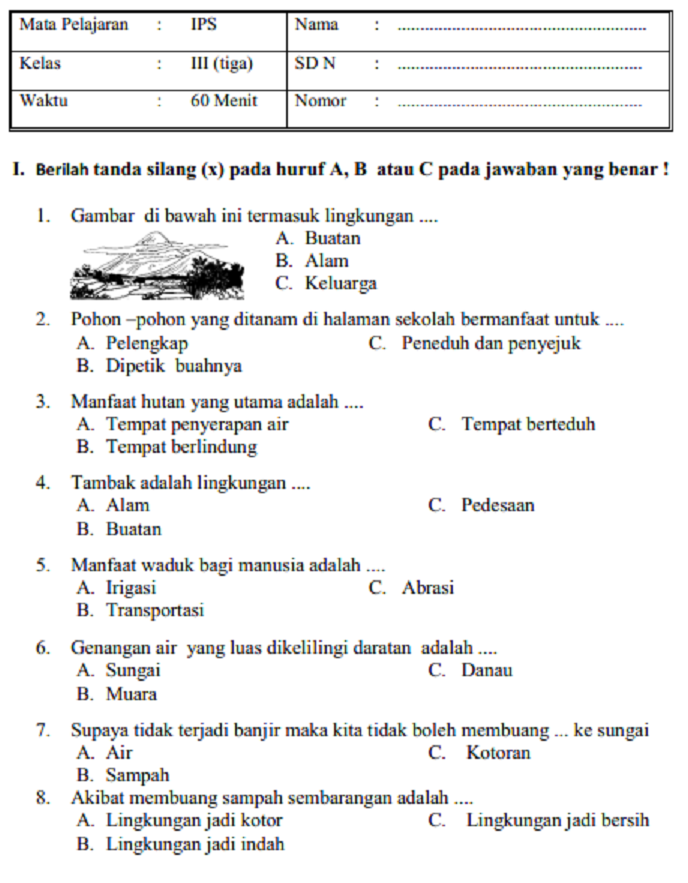 Soal Ips Kelas 3 Sd Dalchaebi Soal Ips Kelas 3 Sd Dalchaebi