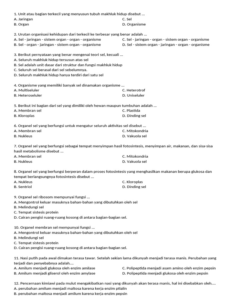 Pencernaan dan Usaha dalam Biologi PDF Pencernaan dan Usaha dalam Biologi PDF