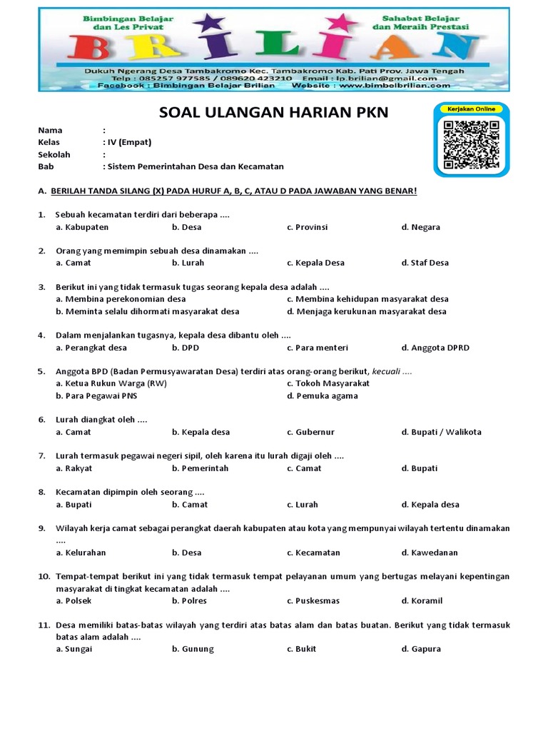 Bocoran Soal PKN Kelas 4 Semester 1 Bab 1 yang Wajib Kamu Pelajari Sekarang Juga