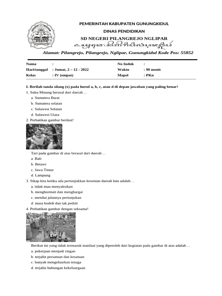 Rahasia Lulus Ujian soal pkn kelas 4 semester 1 k13 dengan Nilai Sempurna Rahasia Lulus Ujian soal pkn kelas 4 semester 1 k13 dengan Nilai Sempurna