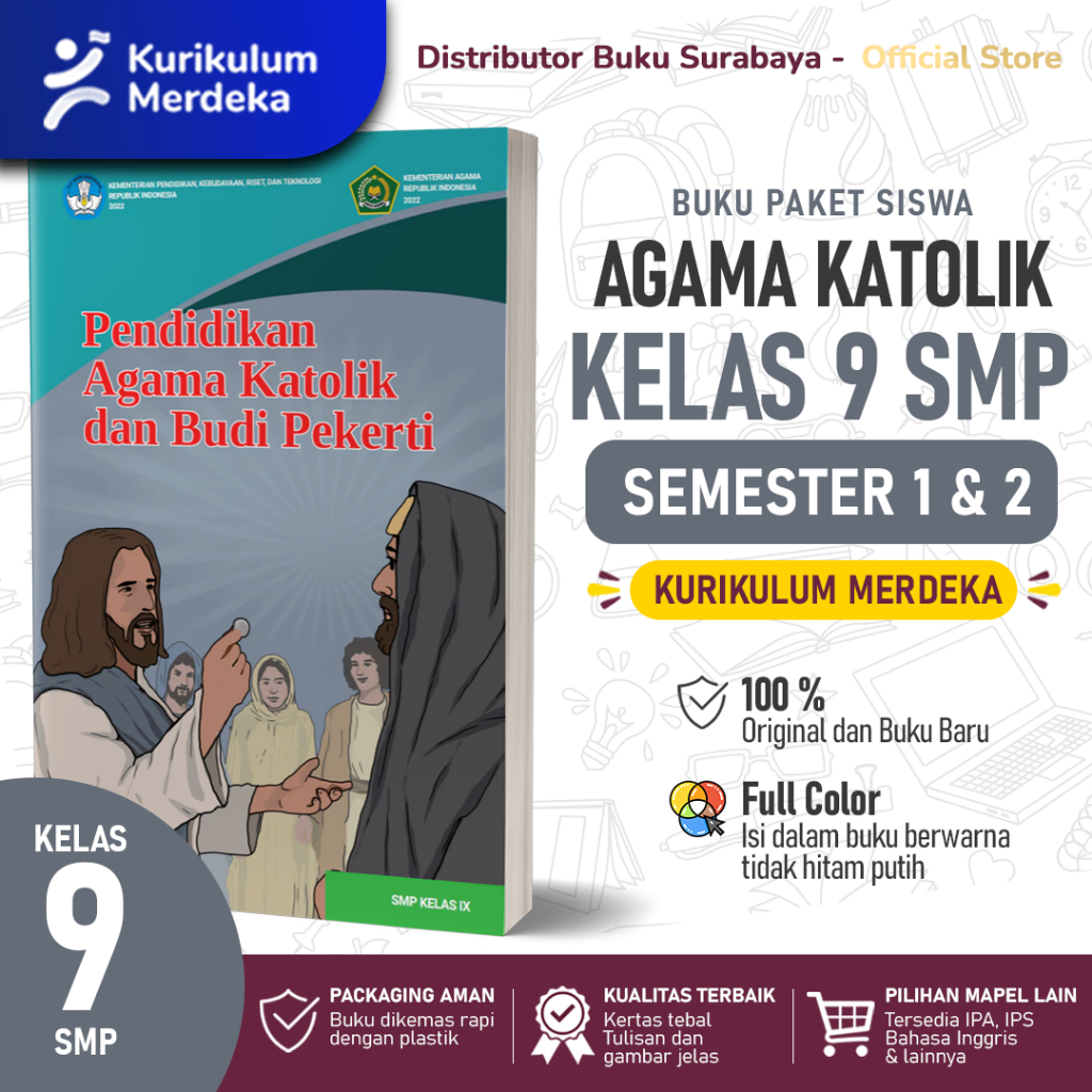 Wajib Tahu Kumpulan Soal Agama Katolik SMP Kelas 9 Semester 1 Kurikulum 2013 Terbaru